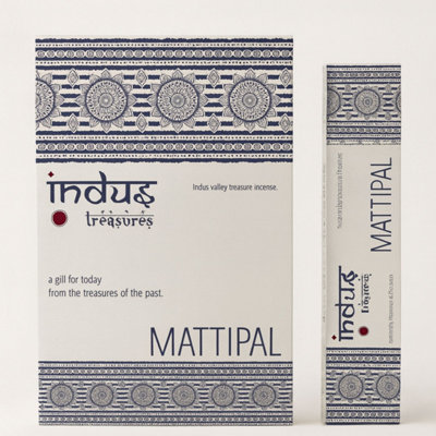 Indus Treasures Mattipal Incense Sticks15GSoothingSpiritual Aroma from B&Q