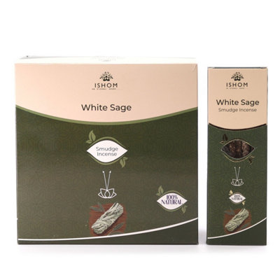 White Sage Smudge Incense Sticks For Cleansing & Meditation from B&Q