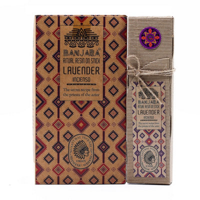 Lavender Ritual Resin Incense SticksCalmRelaxSleep (8 Pack) from B&Q