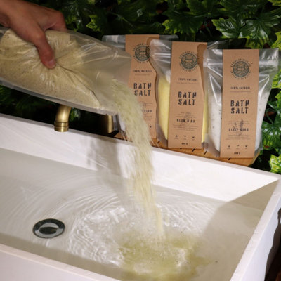 Greenman Rituals Menthol Epsom Bath Salt For Muscle Recovery & Relaxation