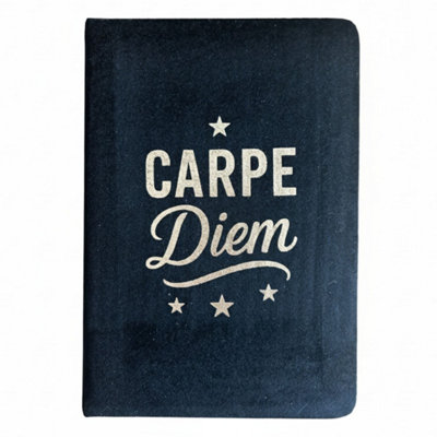 Black Velvet Notebook80 PagesSeize The Day Journal from B&Q