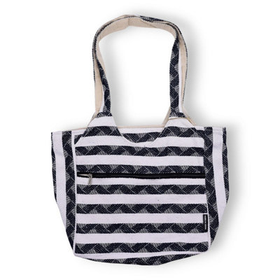Jacquard Natural Tote BagLightweightRoomy & Stylish For Everyday Use from B&Q