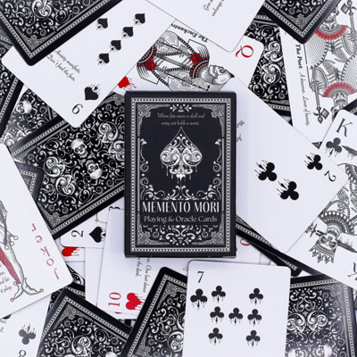 Memento Mori Gothic Playing & Oracle CardsDark Symbolic Deck from B&Q