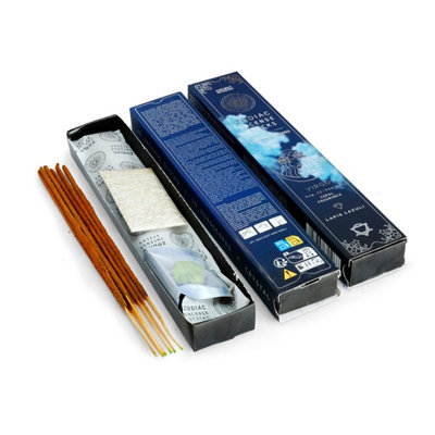 Virgo Zodiac Incense Set With Copal & Lapis LazuliSelf-Care Ritual from B&Q