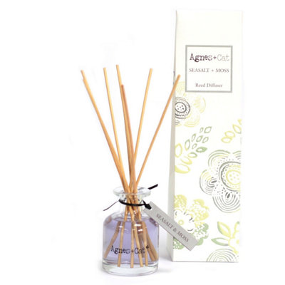 Sea Salt & Moss Reed Diffuser140MlFresh Coastal Scent from B&Q