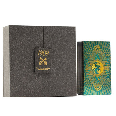 Gold & Turquoise Foil Tarot Card Gift SetLuxury 78-Card Deck from B&Q