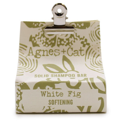 Kdmd Unisex Green Agnes + Cat White Fig Solid Shampoo Bar Travel Friendly In - Image 6