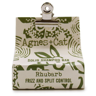 Kdmd Unisex Green Plastic Free Rhubarb Solid Shampoo Bar With Coconut Oil In - Image 6