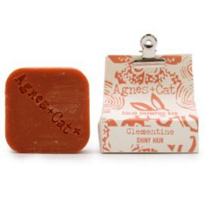 Agnes + Cat Clementine Solid Shampoo BarVeganTravel-Friendly from B&Q