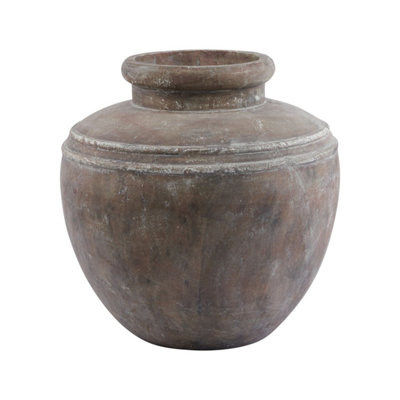 Siena Large Brown Water PotMediterranean Style Decor from B&Q