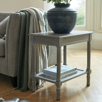  - Serene Rattan Collection Side Table Natural & Modern Elegance