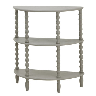  - Camden Collection Half Moon 3-Tier Table For Living & Hallways