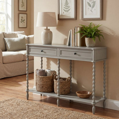  - Camden Collection Large Two Drawer Console Table For Modern Living