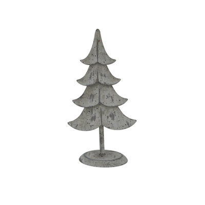 Rustic Metal Standing Tree Sculpture For Home Decor from B&Q