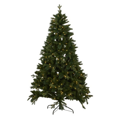  - Slim Snowy Woodland Pre Lit 200 Led Christmas Tree