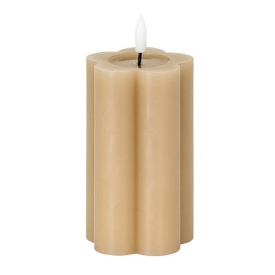 Luxe Collection Natural Glow Stone Led Candle 2.75X5 Inches from B&Q