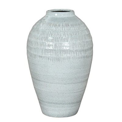 Kemi Medium Olpe VaseElegant Ceramic Floral Display Piece from B&Q