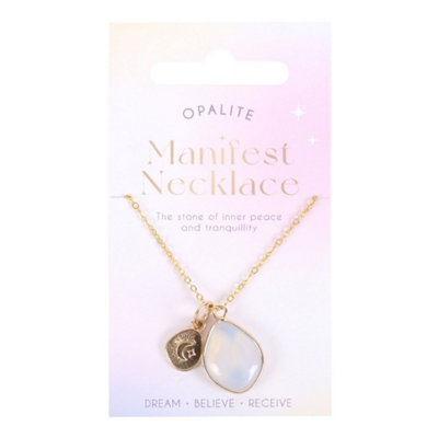 Opalite Manifestation NecklaceSpiritual & Intuitive Jewelry