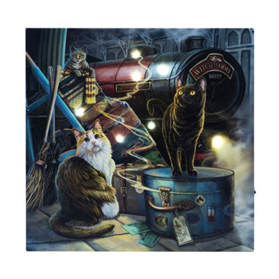  - Witchwood Express Light-Up Canvas By Lisa Parker 30X30Cm