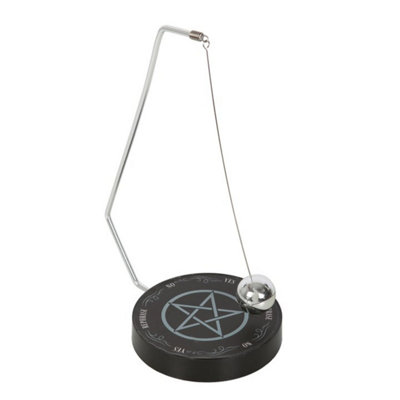 Gothic Pentagram Pendulum Decision MakerMystic Metal Spinner from B&Q