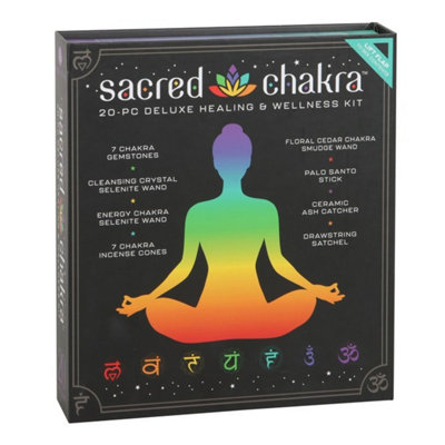 Sacred Chakra Deluxe Healing & Wellness Kit For Energy Balance from B&Q
