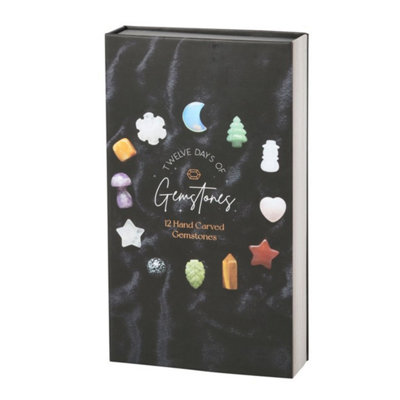 12 Days Of Christmas Crystal Advent Calendar With Carved Gemstones from B&Q