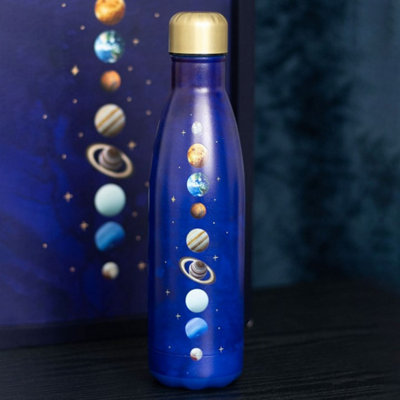 Solar System Metal Water Bottle500Ml Space-Themed Drinkware from B&Q