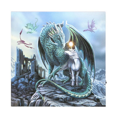 Protector Of Magick Led Canvas Plaque By Lisa Parker 30X30Cm from B&Q