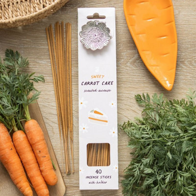 Carrot Cake Incense Gift Set18 Scents With Daisy Holder from B&Q
