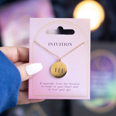  - 111 Angel Number NecklaceConnect With Universe & Divine Guidance
