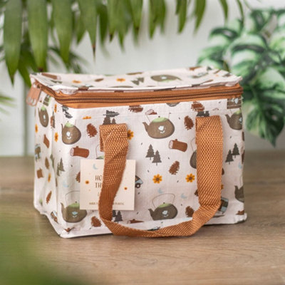 Home On The Road Camping Print Insulated Lunch BagRecycled & Wipeable from B&Q