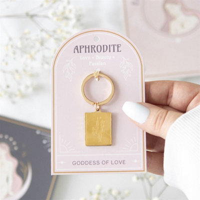 Aphrodite Goddess Talisman KeyringElegant Self-Love & Confidence Gift from B&Q