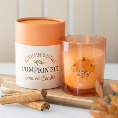 Autumn Wishes Pumpkin Pie CandleCozy Fall Scent & Gift Idea from B&Q