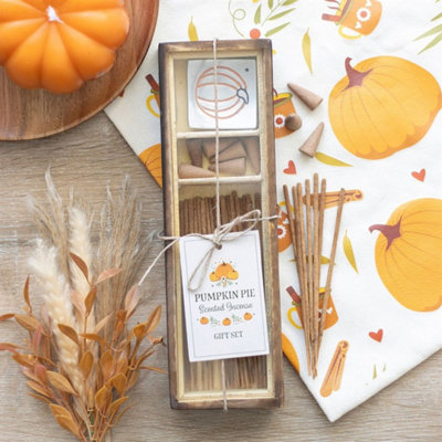 Pumpkin Pie Incense Gift SetAutumn Scented Aromatherapy from B&Q