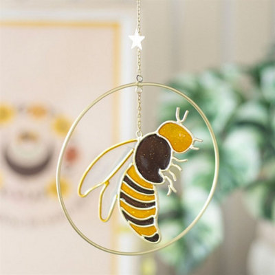 Bee Radiant SuncatcherSummer BeeStar & Moon Window Decor from B&Q