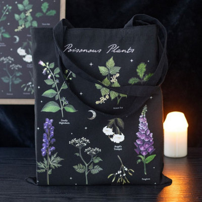  - Poisonous Plants Eco-Friendly Polycotton Tote Bag For Shopping & Casual Use