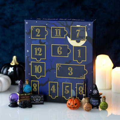  - Shelf Of Shadows 12-Day Halloween Advent Calendar With Spooky Ornaments