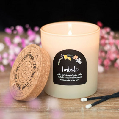 Imbolc Spiced Vanilla CandleWheel Of The Year Seasonal Candle from B&Q