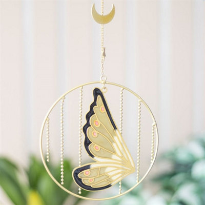 Green Fairy Wing Hanging DecorCelestial Moon & Star Ornament from B&Q