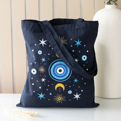 All Seeing Eye Polycotton Tote BagSpiritual Vibe & Practical Style from B&Q