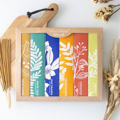 Exotic Botanical Masala Incense Stick Set6 Fragrances84 Sticks from B&Q