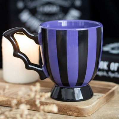  - Purple Bat Wing TeacupGothic Halloween 490Ml Sip Mug