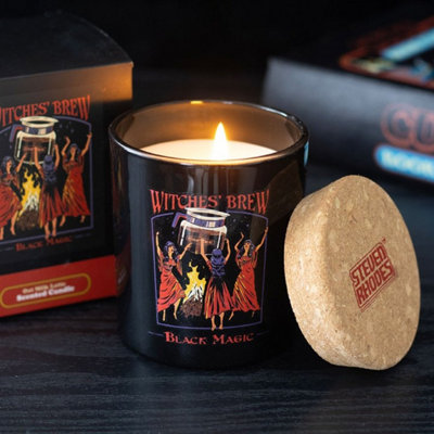 Witches' Brew Oat Milk Latte CandleEnergizing Scent By Steven Rhodes from B&Q