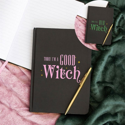 Good Witch Bad Witch Reversible A5 Notebook For Spells & Journals from B&Q