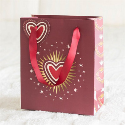 Vibrant Paper Sacred Heart Gift Bag from B&Q