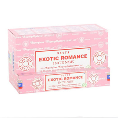 Satya Exotic Romance Incense Sticks12 PacksVegan & Cruelty-Free from B&Q