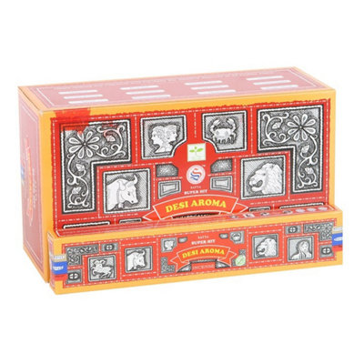  - Satya Superhit Desi Aroma Incense SticksPack Of 12 (15G Each)