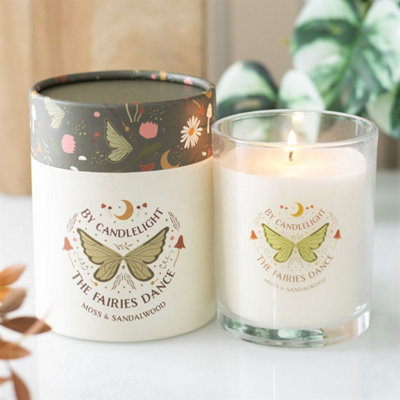  - Fairy Wing Moss & Sandalwood CandleCozy Woodland Scent (20H)