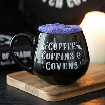 Witchy Coffee & Socks Gift SetCauldron Mug & Cozy Socks from B&Q
