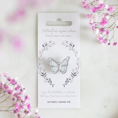 Butterflies Appear Enamel Butterfly PinMeaningful Keepsake & Gift from B&Q